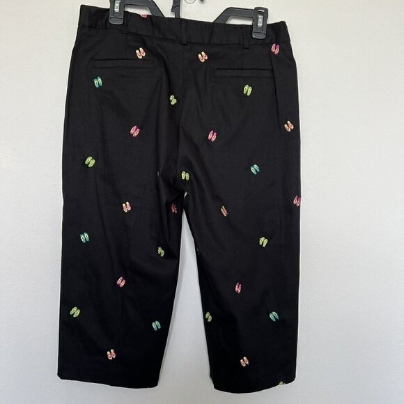 Harve Benard capris Pants Size 8 Embroidered NWOT - Picture 4 of 11